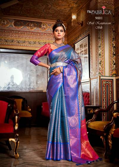 9000 Series By Fabrica Silk Partywear Saree Collection